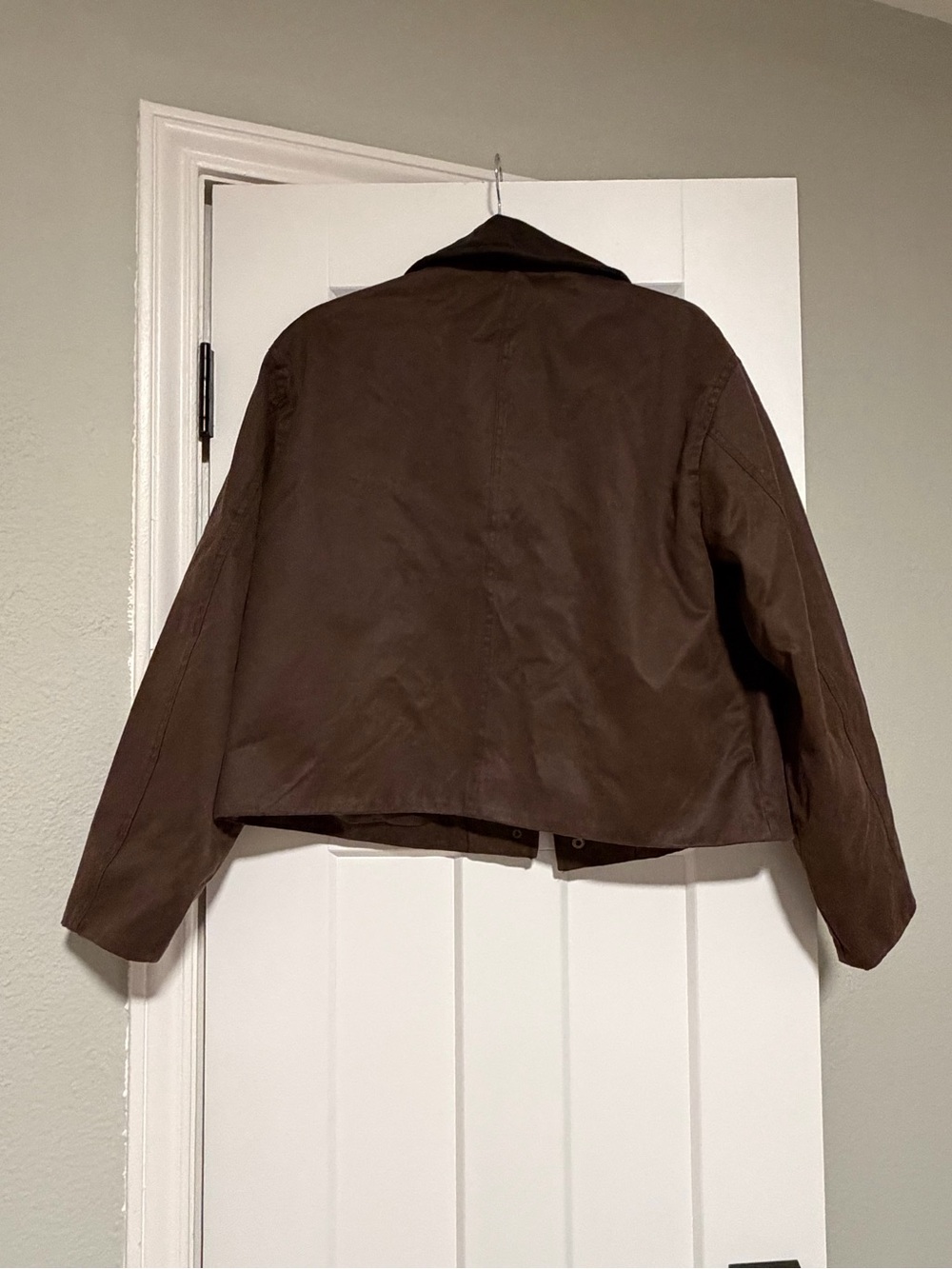 Mango Corduroy Collar Jacket with Pockets size Medium NWOT Barn Jacket - Picture 8 of 8